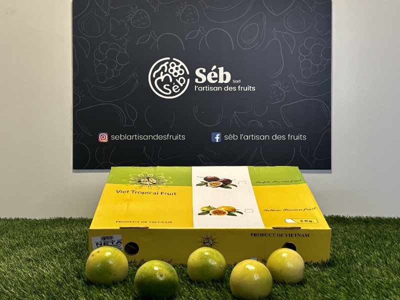 Fruit de la passion jaune.