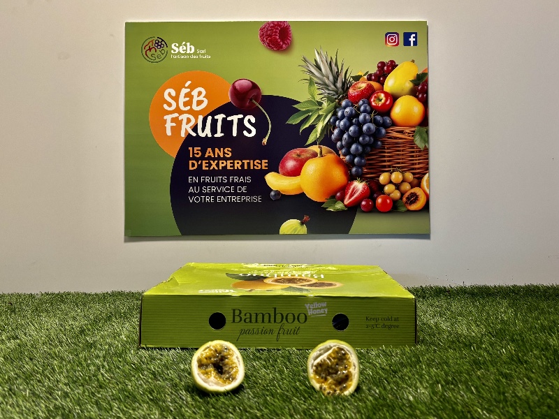 Fruit de la passion jaune.