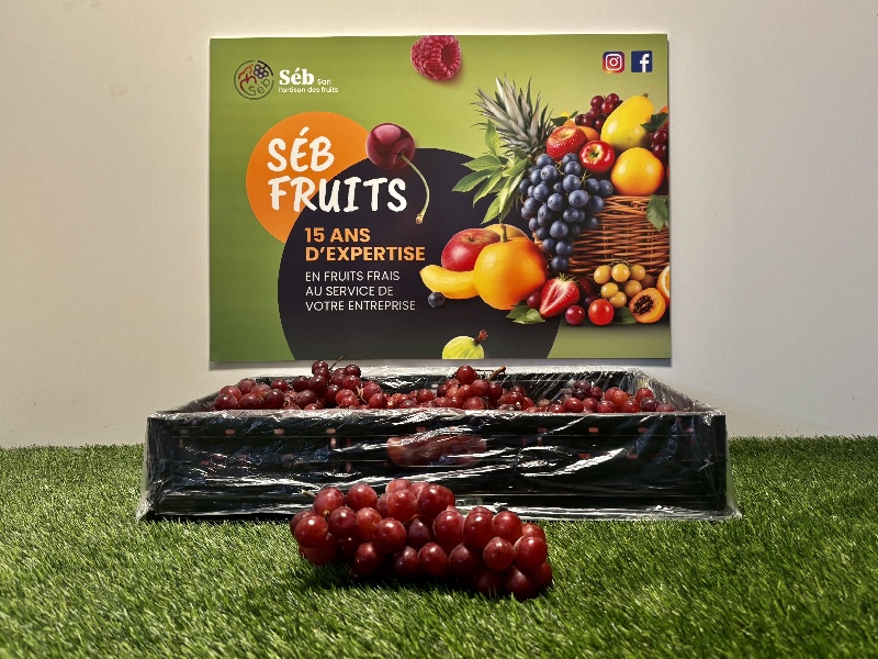 Raisin rouge sans pépins