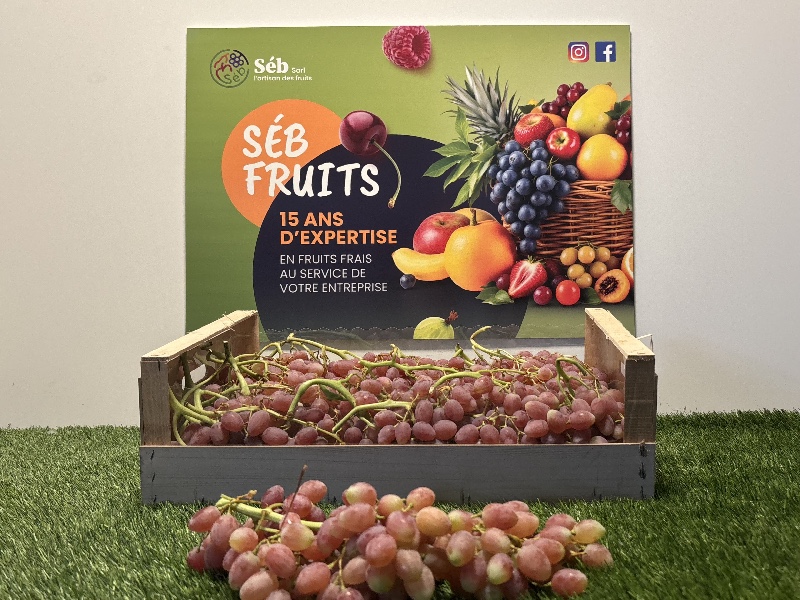 Raisin rouge sans pépins